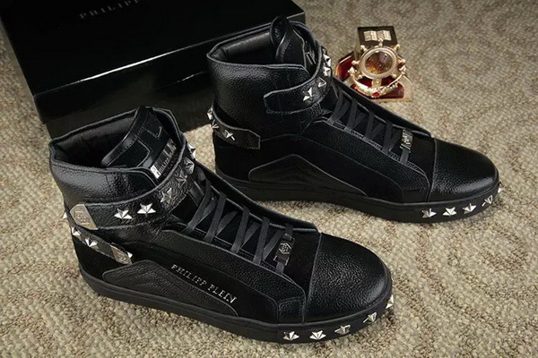 PhiliPP Plein High-Top Fashion Men Shoes--035